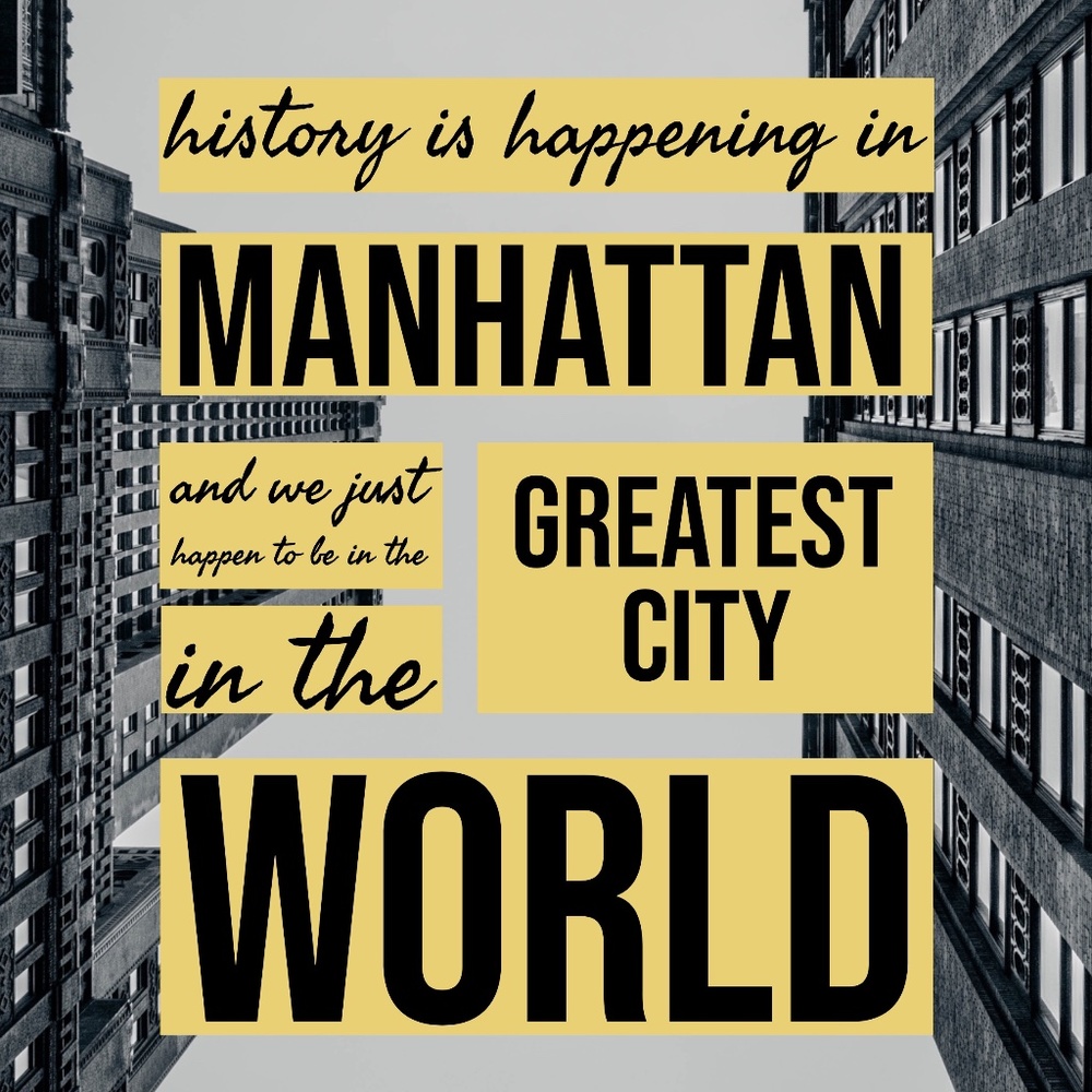 Hamilton "History is Happening" Musical Poster